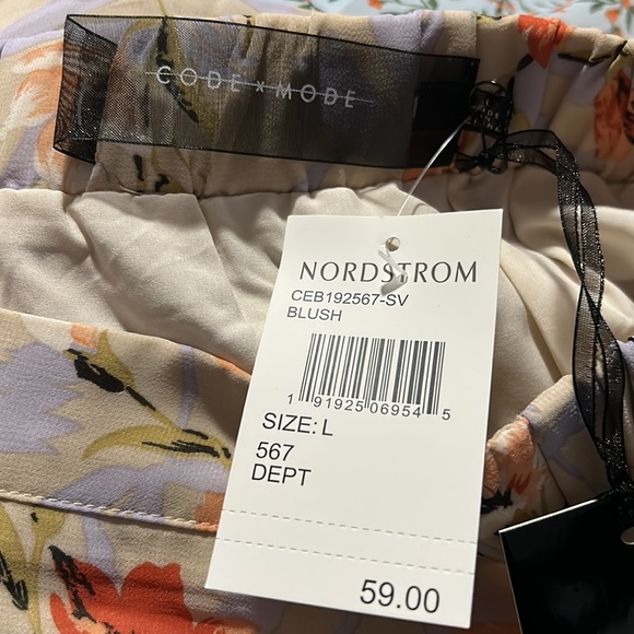 CodeXMode Blush Floral MIDI Skirt - Picture 2 of 4